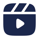Clapperboard Play SVG Icon